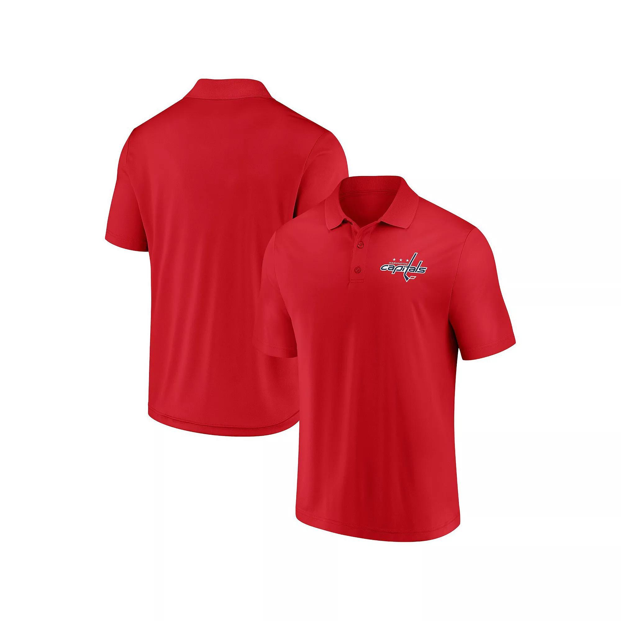 Men's Fanatics Branded Red Chicago Blackhawks Winning Streak Polo, Size: Small Product Image
