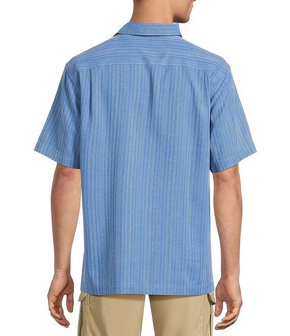 Tommy Bahama Short Sleeve Maui Border Woven Shirt Product Image