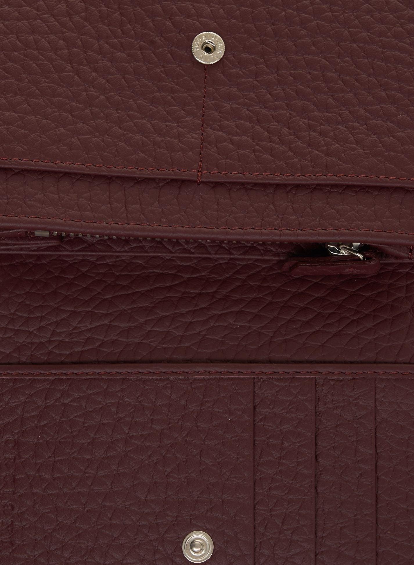 Grained leather wallet Product Image