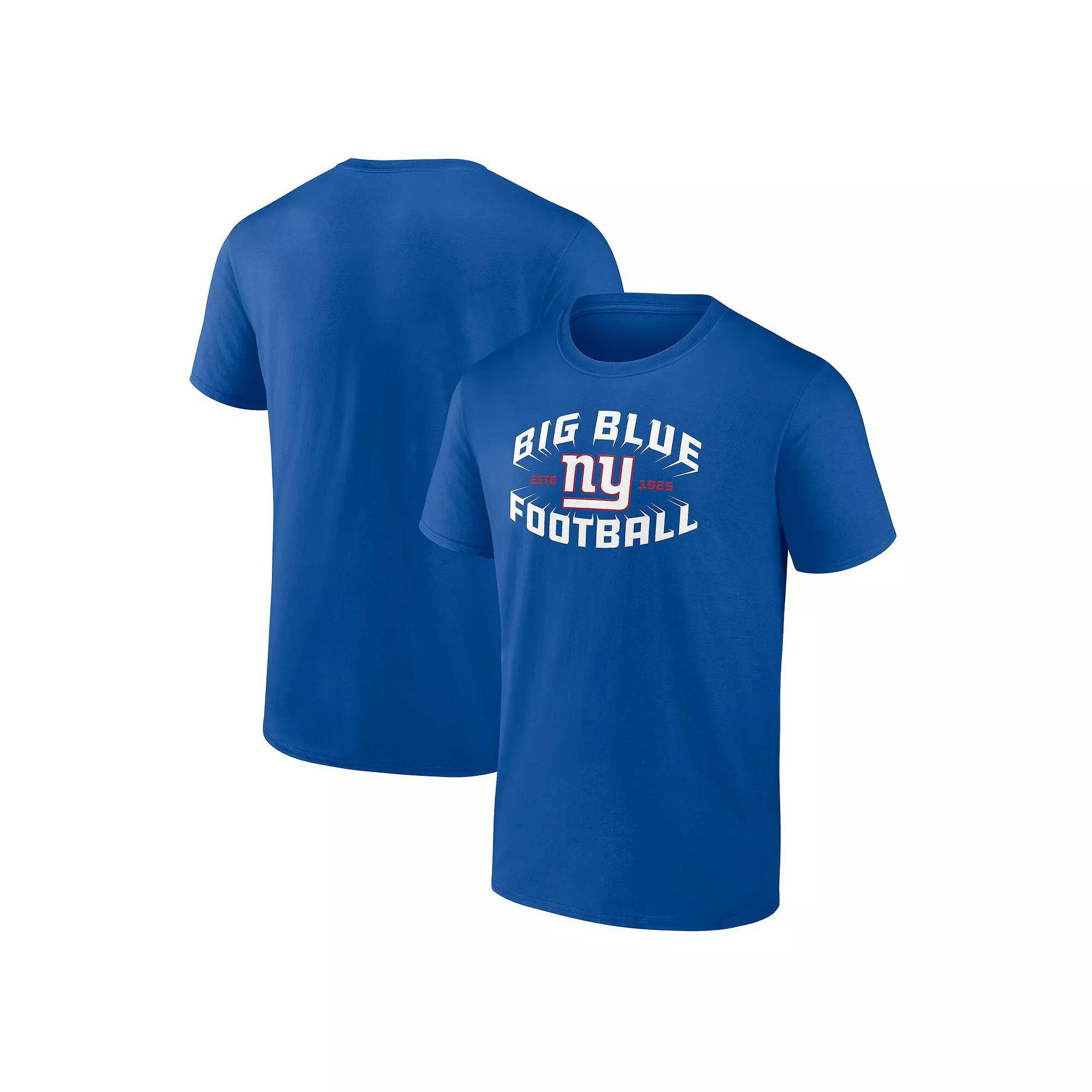 Mens Fanatics Royal New York Giants Hometown Collection Sweep T-Shirt Product Image