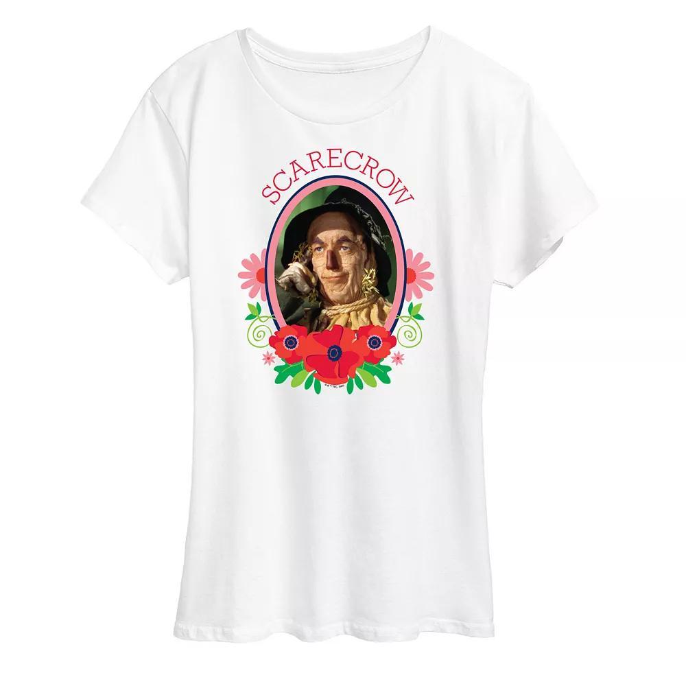 Womens Wizard of Oz Scarecrow Graphic Tee, Girls Blue Product Image