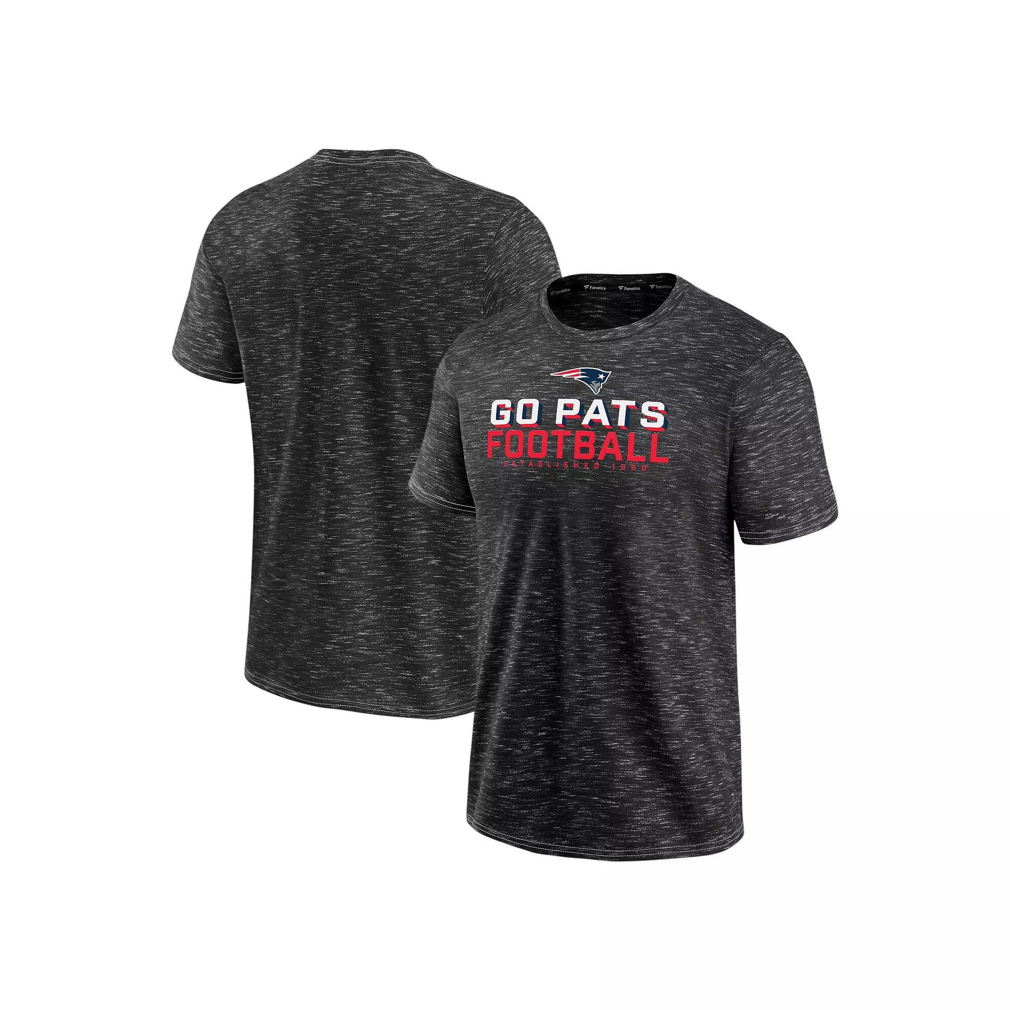 Men's Fanatics Branded Charcoal New England Patriots Component T-Shirt, Size: Medium Product Image