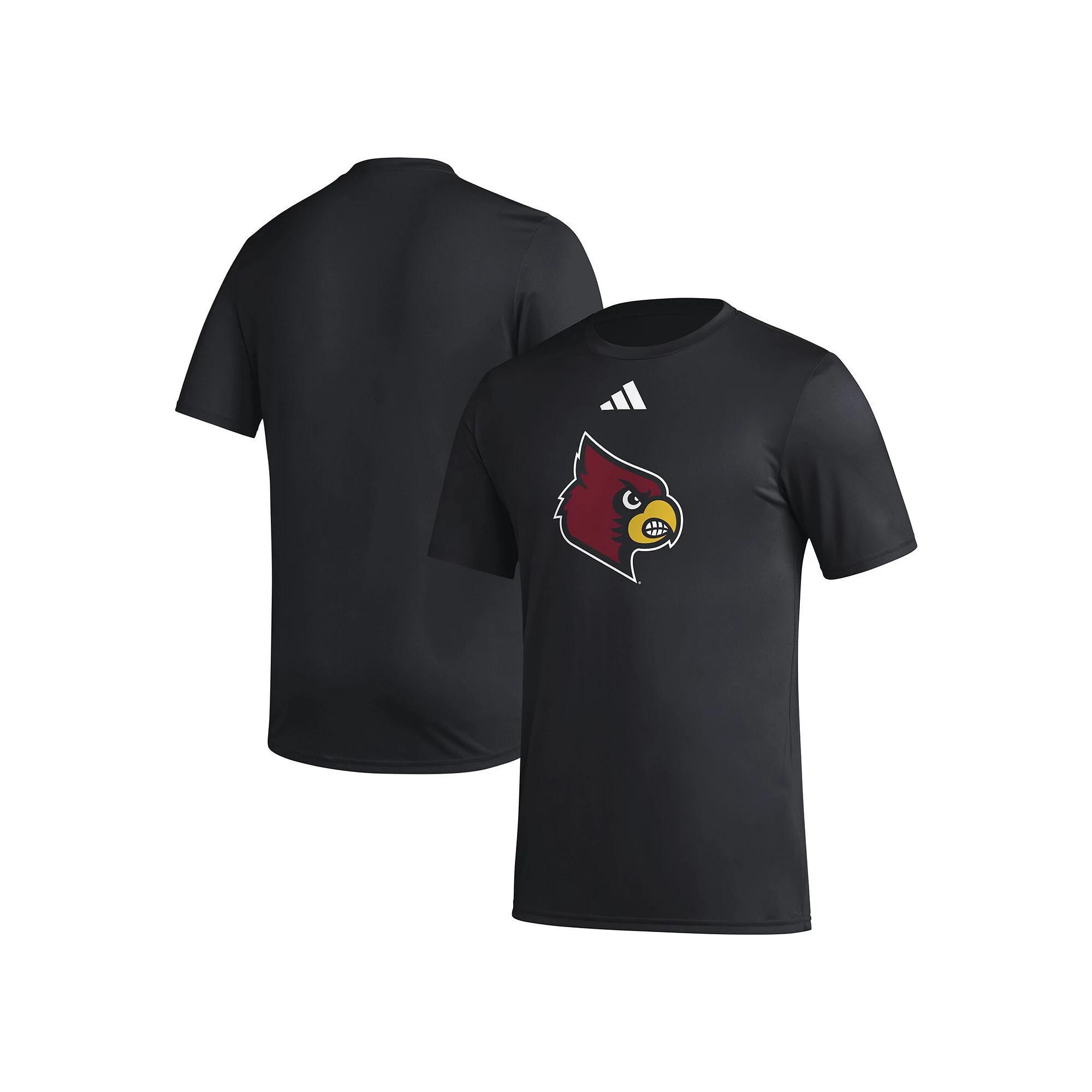 Men's adidas Royal Kansas Jayhawks Primary Locker Logo Pre-Game AEROREADY T-Shirt, Size: XL, Blue Product Image