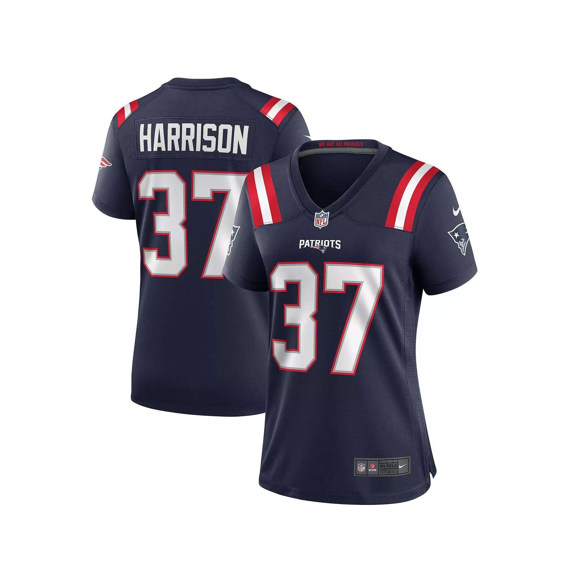 Women's Nike Rodney Harrison Navy New England Patriots Game Retired Player Jersey, Size: XL, Blue Product Image