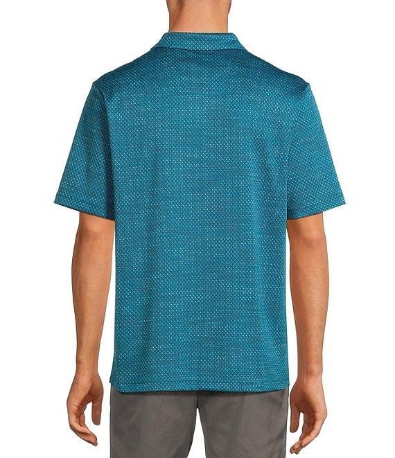 Roundtree & Yorke Performance Short Sleeve Multi Jacquard Polo Shirt Product Image