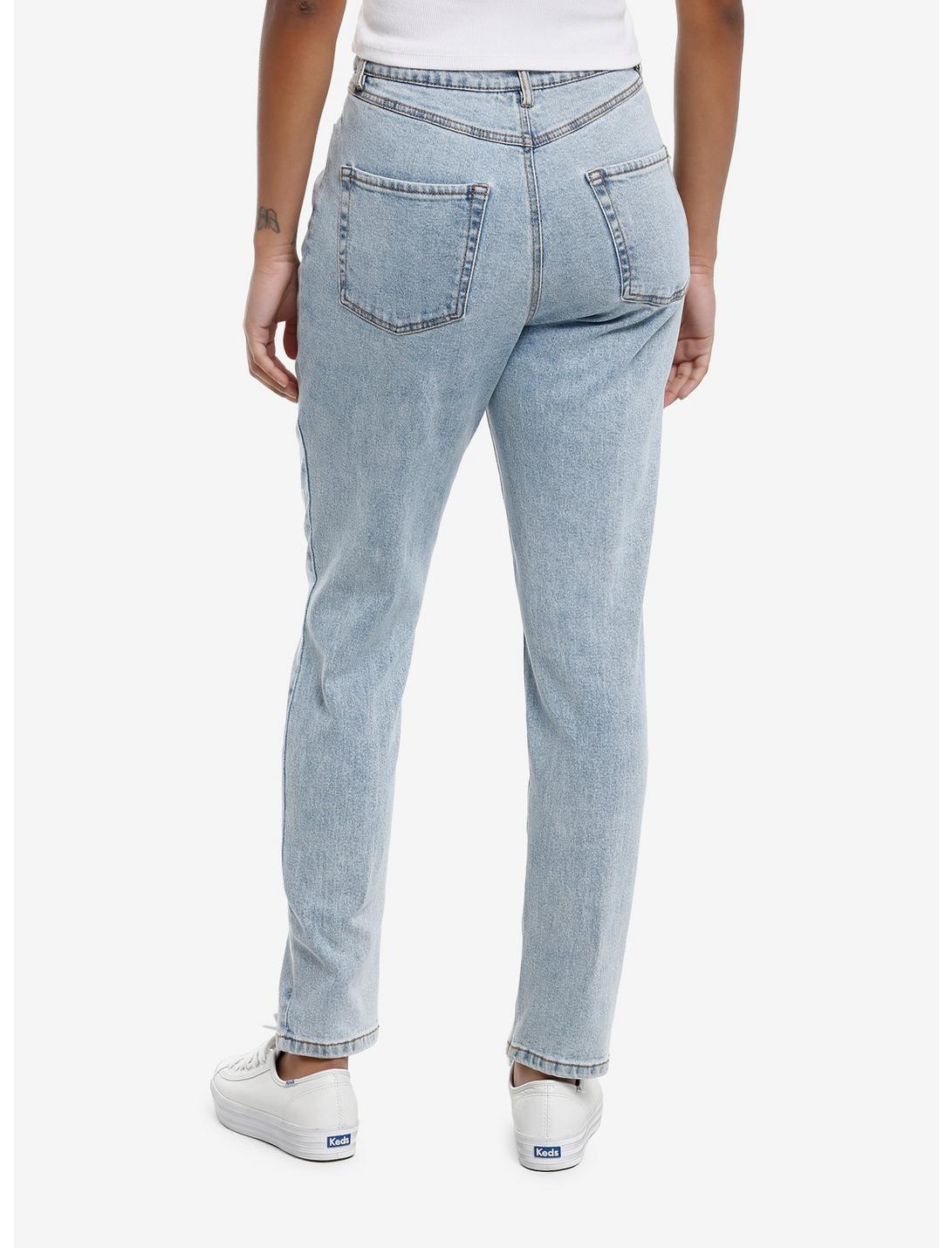 Her Universe Disney Mickey Mouse & Minnie Mouse Heart Outline Mom Jeans Product Image