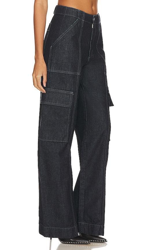 x Emrata Amia Wide Leg Jean AG Jeans Product Image