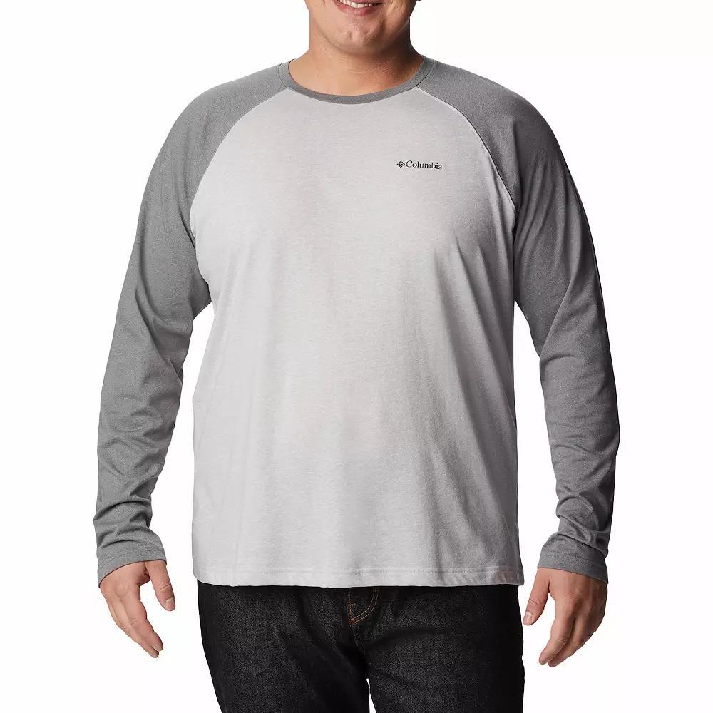 Big & Tall Columbia Thistletown Hills™ Raglan Tee, Men's, Size: 4XB, Columbia Gray Grey Product Image