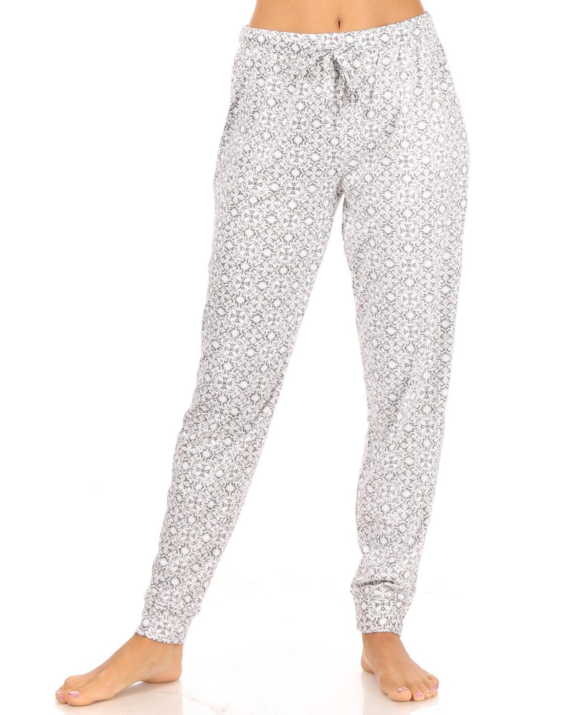 Tahari Womens Drawstring Jogger Pajama Pant Product Image