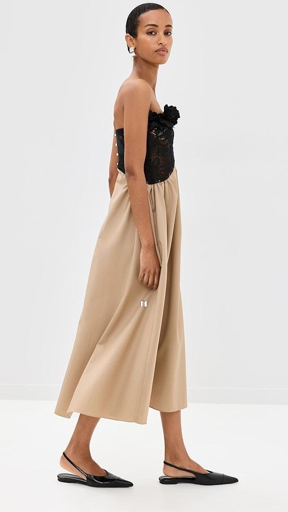 Kika Vargas Camel Light Wool Nelida Dress | Shopbop Product Image