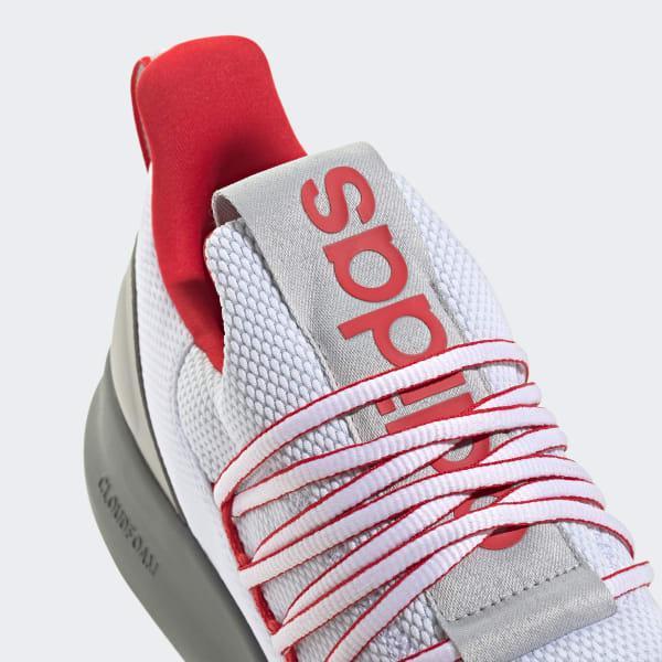 adidas Lite Racer Adapt 7.0 Men's Running Shoes, White Black Product Image