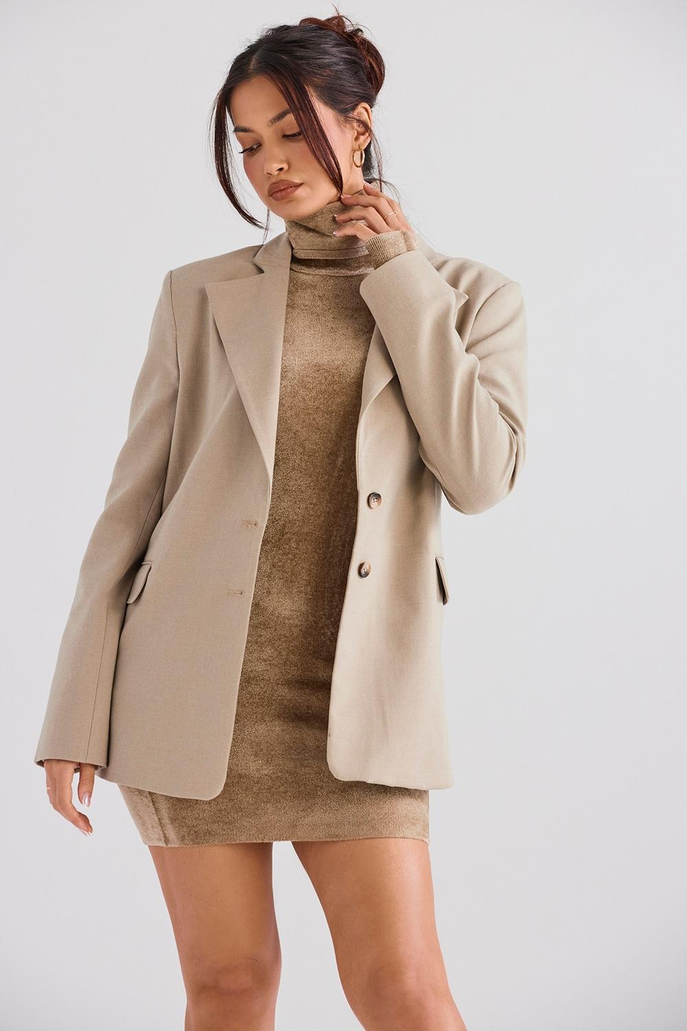 Aline Mink Oversized Blazer Product Image