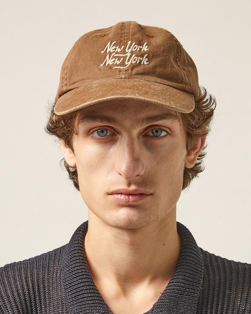 NY NY Script Hat - Umber Product Image