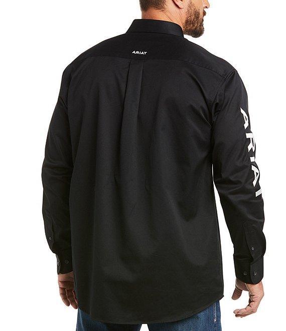 Ariat Big & Tall Team Logo Twill Long-Sleeve Woven Shirt Product Image