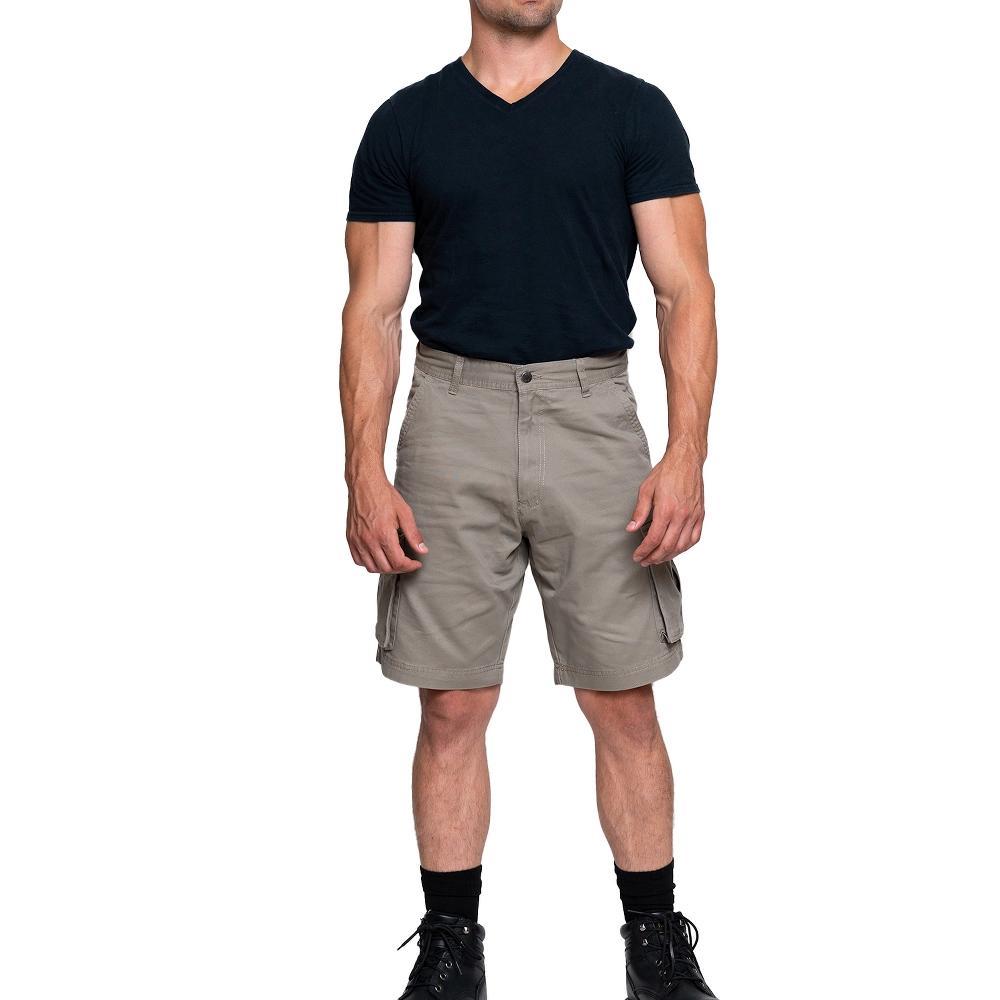 Full Blue Big Men's Expandable Waist Cargo Shorts Product Image