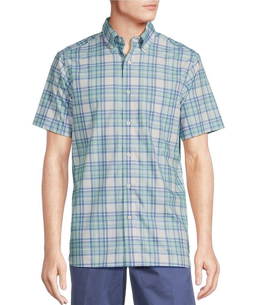 Cremieux Blue Label Brrr°® Royal Twill Pastel Plaid Short Sleeve Woven Shirt Product Image