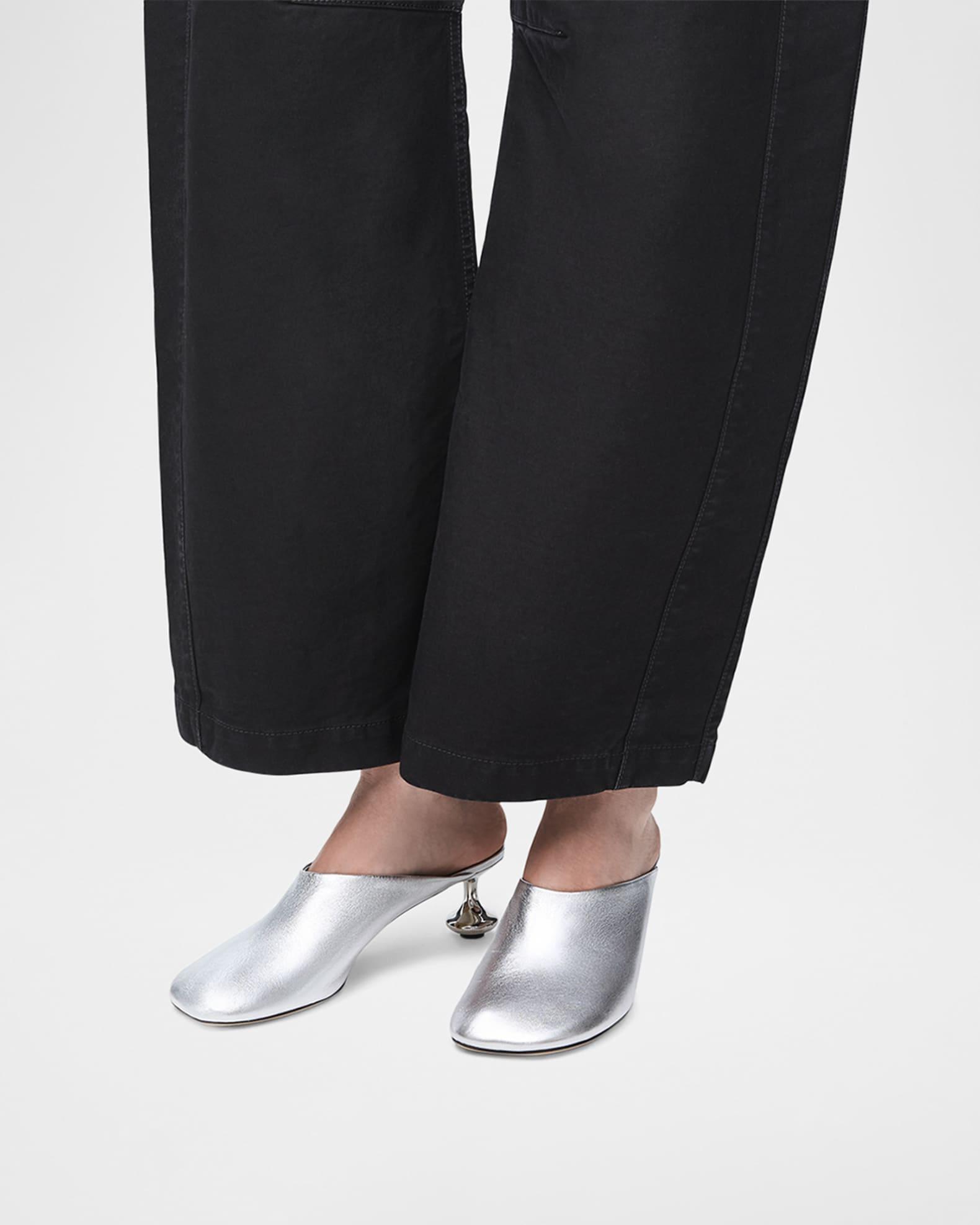 Toy Metallic Mule Pumps Product Image