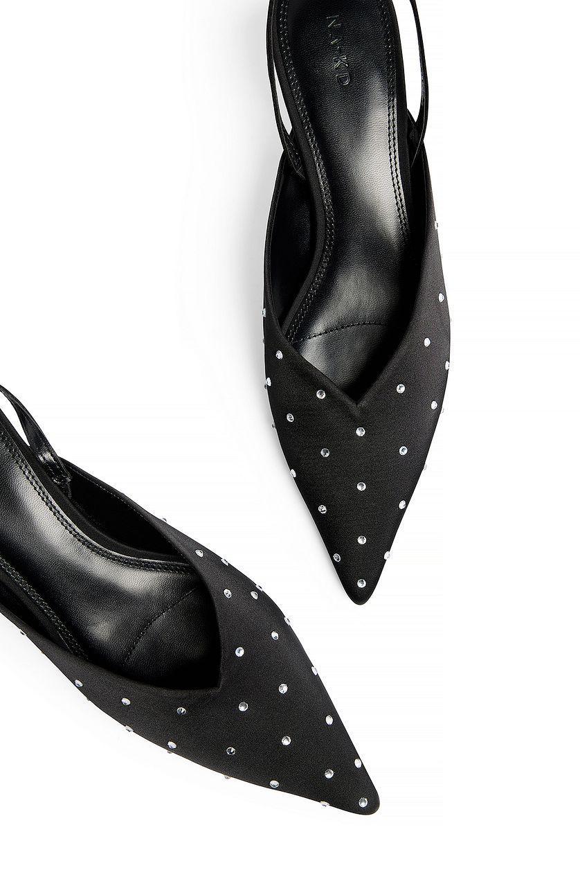 Gem Detailed V-Cut Pumps Product Image