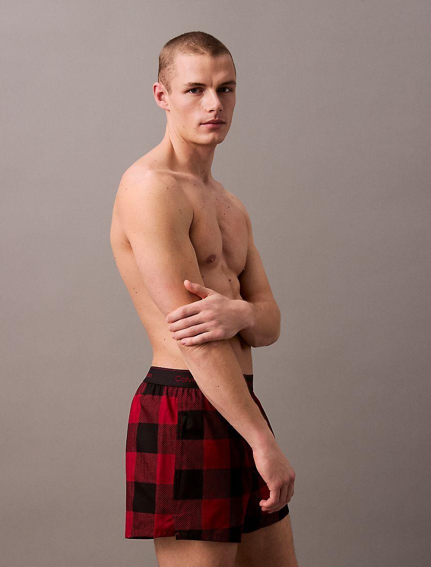 Icon Cotton Stretch Holiday Slim Boxer Product Image