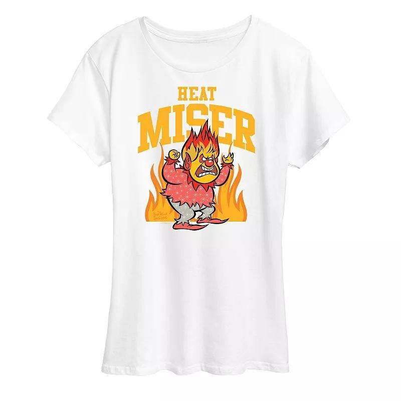 Womens The Year Without Santa Claus Heat Miser Graphic Tee, Girls Product Image