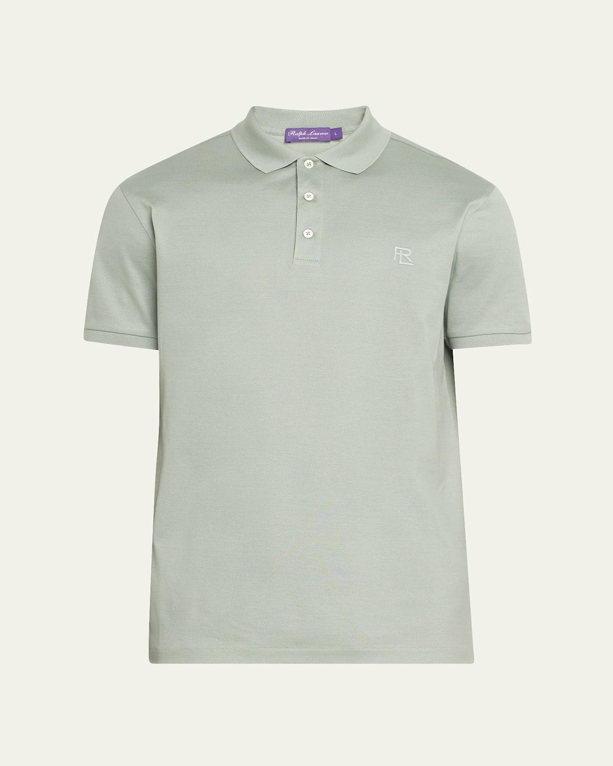 Mens RL Pique Polo Shirt Product Image