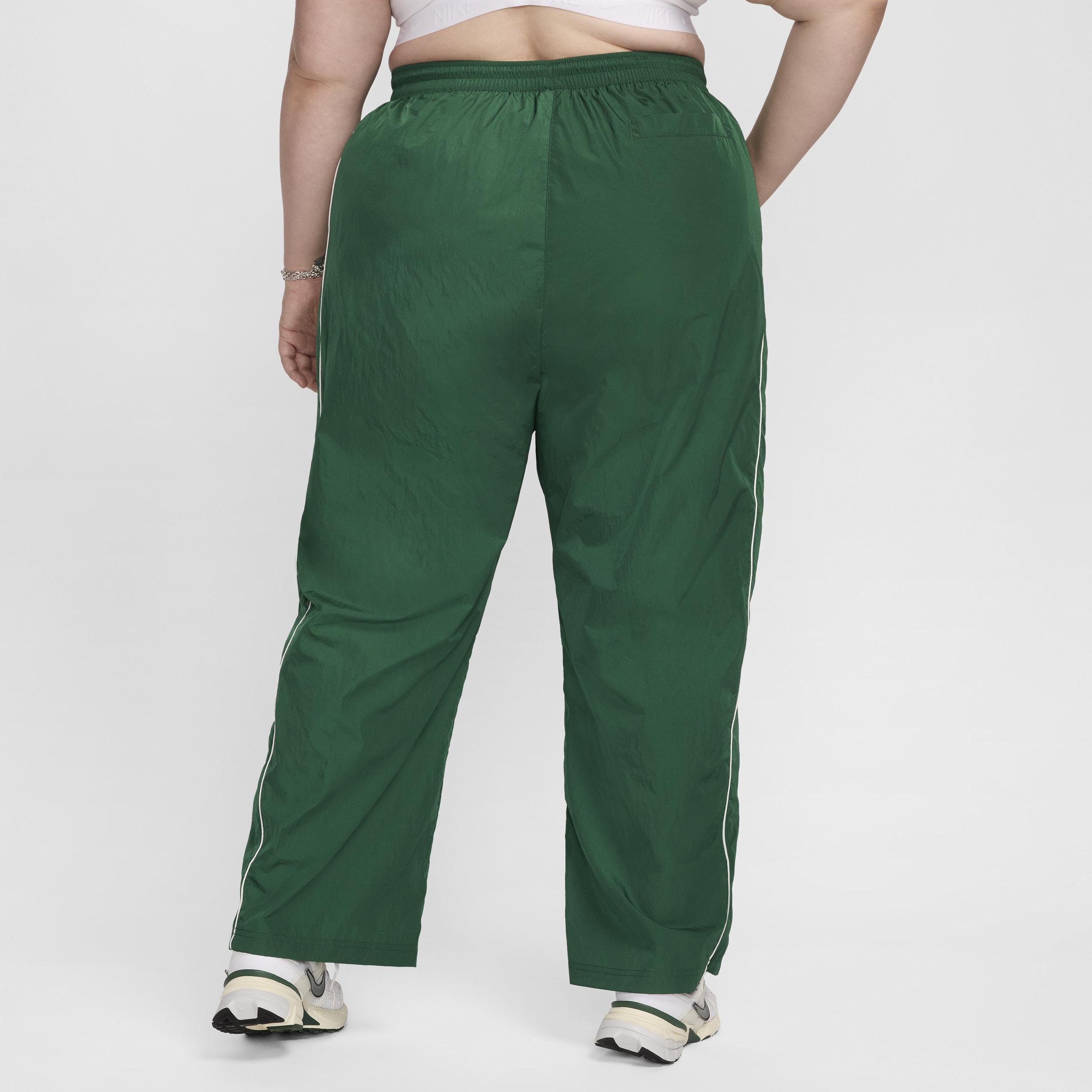 Nike Women's Windrunner High-Waisted Woven Open-Hem Pants (Plus Size) Product Image