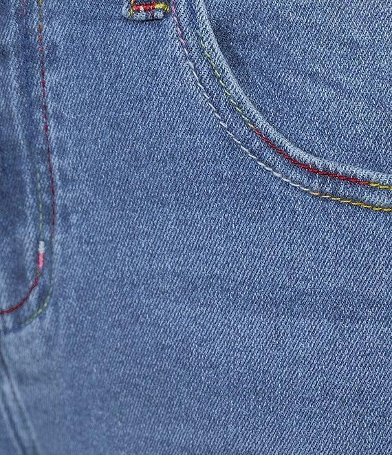 Sadie & Sage Denim 5-Pocket Straight Leg Full Length Jeans Product Image