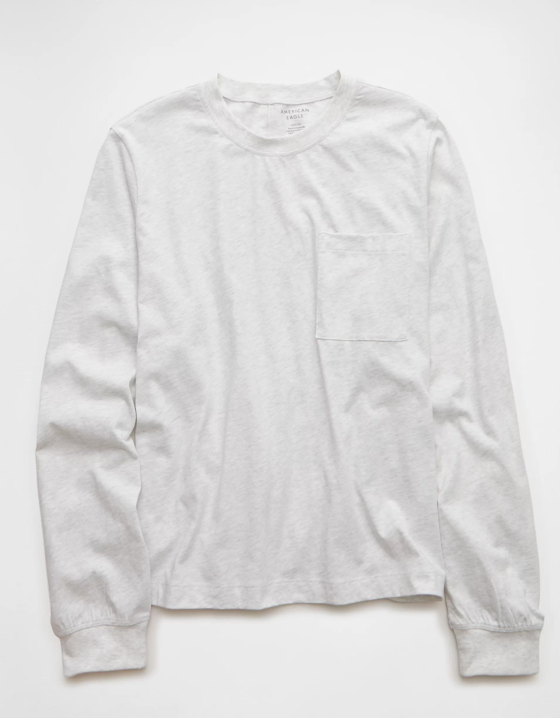 AE Everyday Luxe Long Sleeve T-Shirt Product Image
