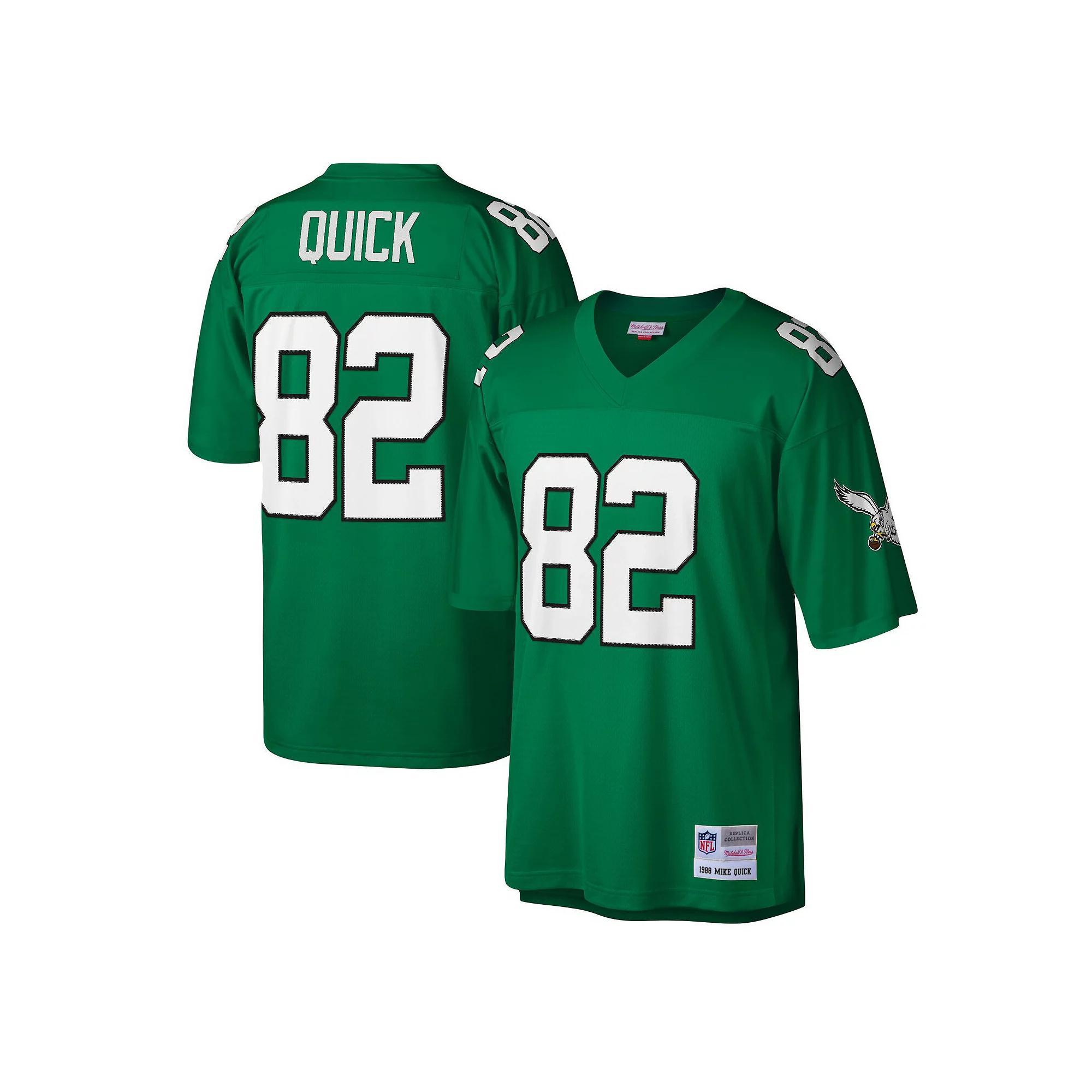 Mens Mitchell & Ness Mike Quick Kelly Philadelphia Eagles Legacy Replica Jersey Product Image