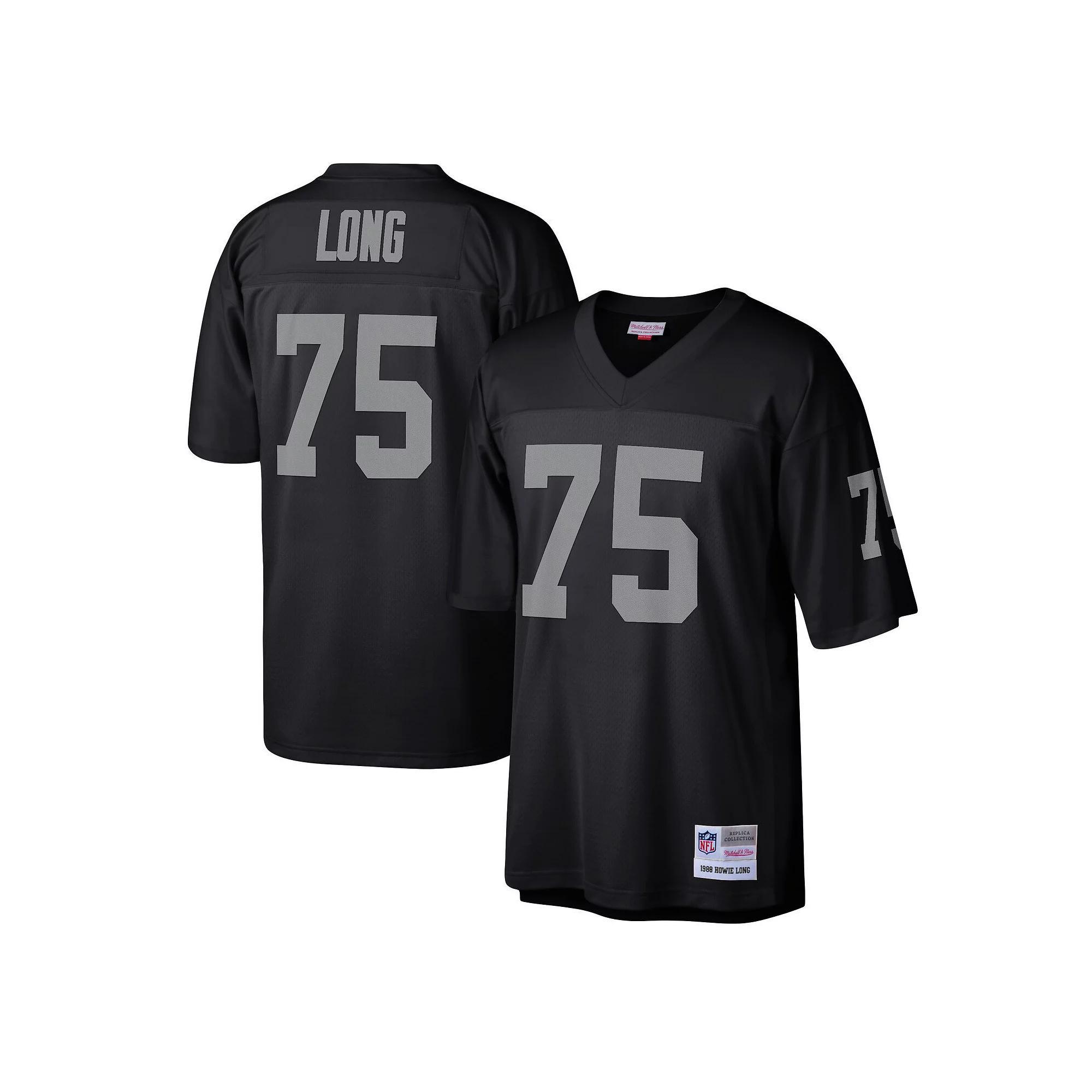 Men's Mitchell & Ness Howie Long Black Las Vegas Raiders Legacy Replica Jersey, Size: Small, Lvr Black Product Image