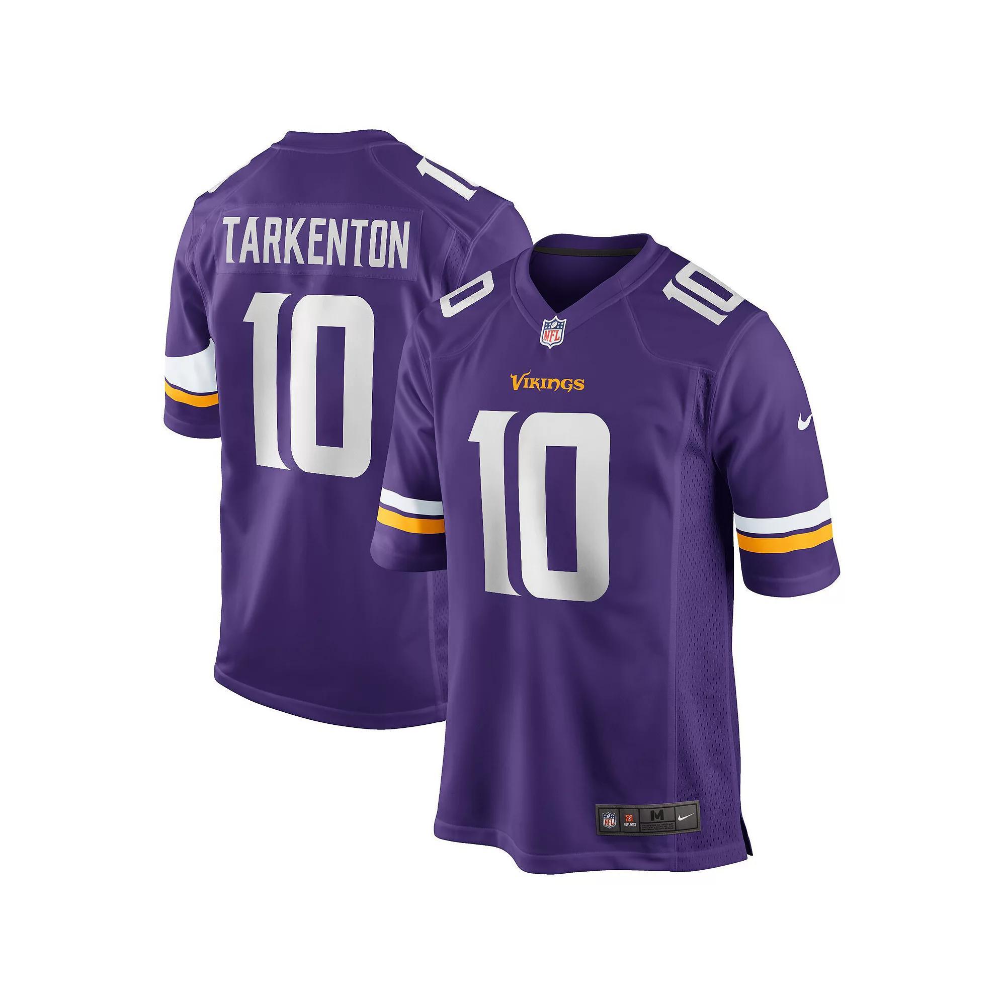 Men's Nike Fran Tarkenton Purple Minnesota Vikings Game Retired Player Jersey, Size: Large Product Image