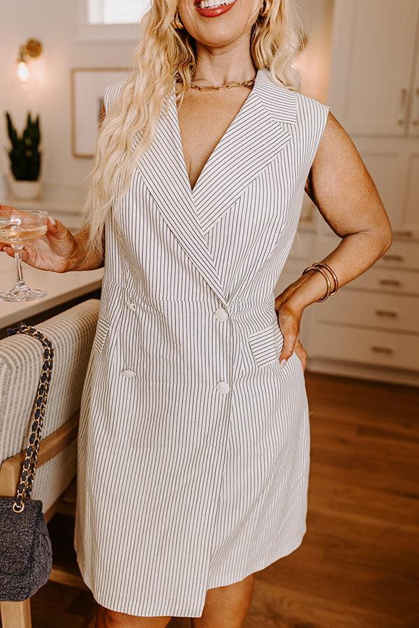 Country Club Chic Wrap Dress Curves Product Image