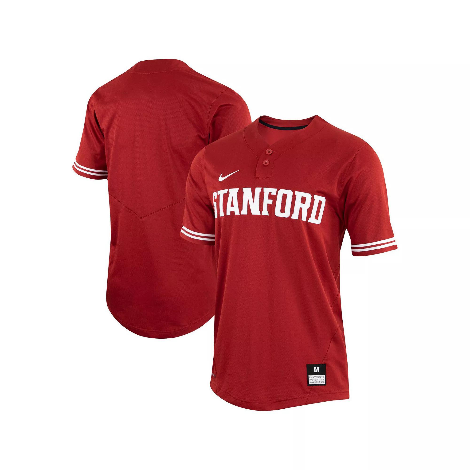 Men's Nike Red Stanford Cardinal Two-Button Replica Baseball Jersey, Size: 2XL Product Image
