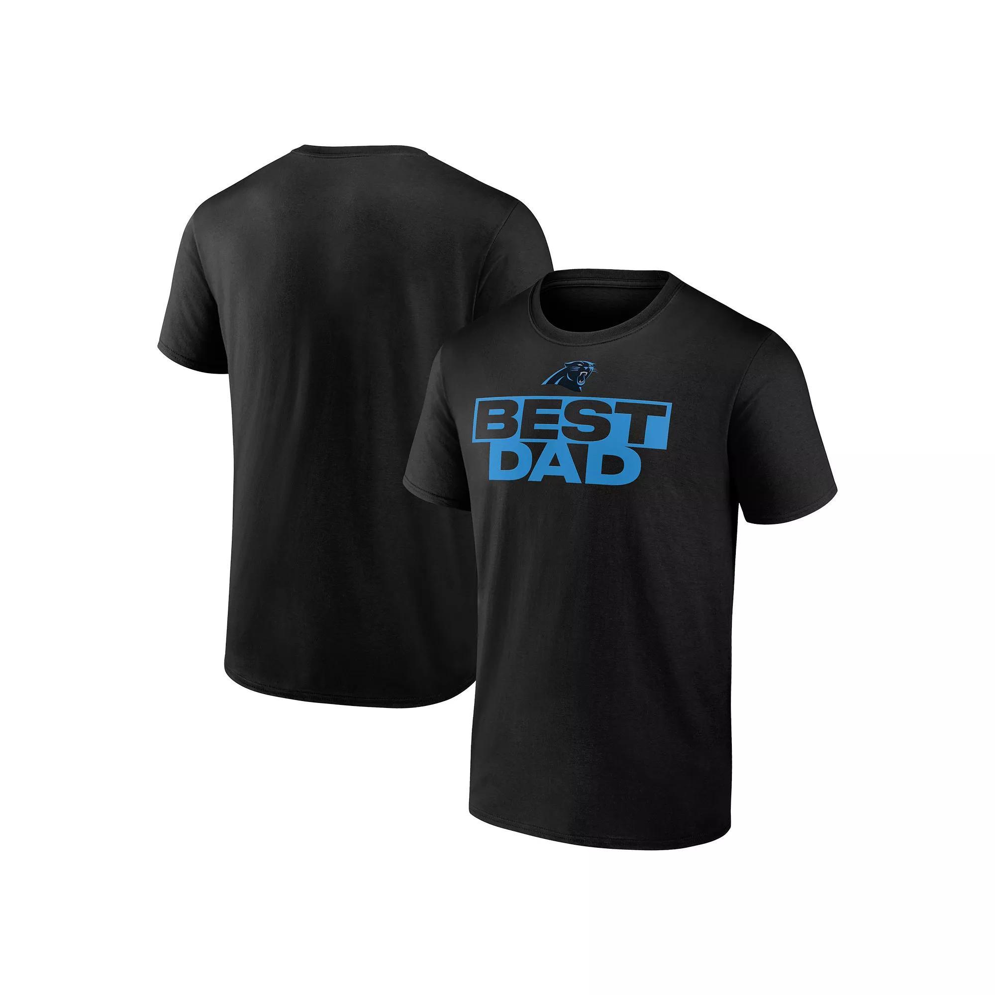 Men's Black Cincinnati Bengals Best Dad T-Shirt, Size: Medium Product Image
