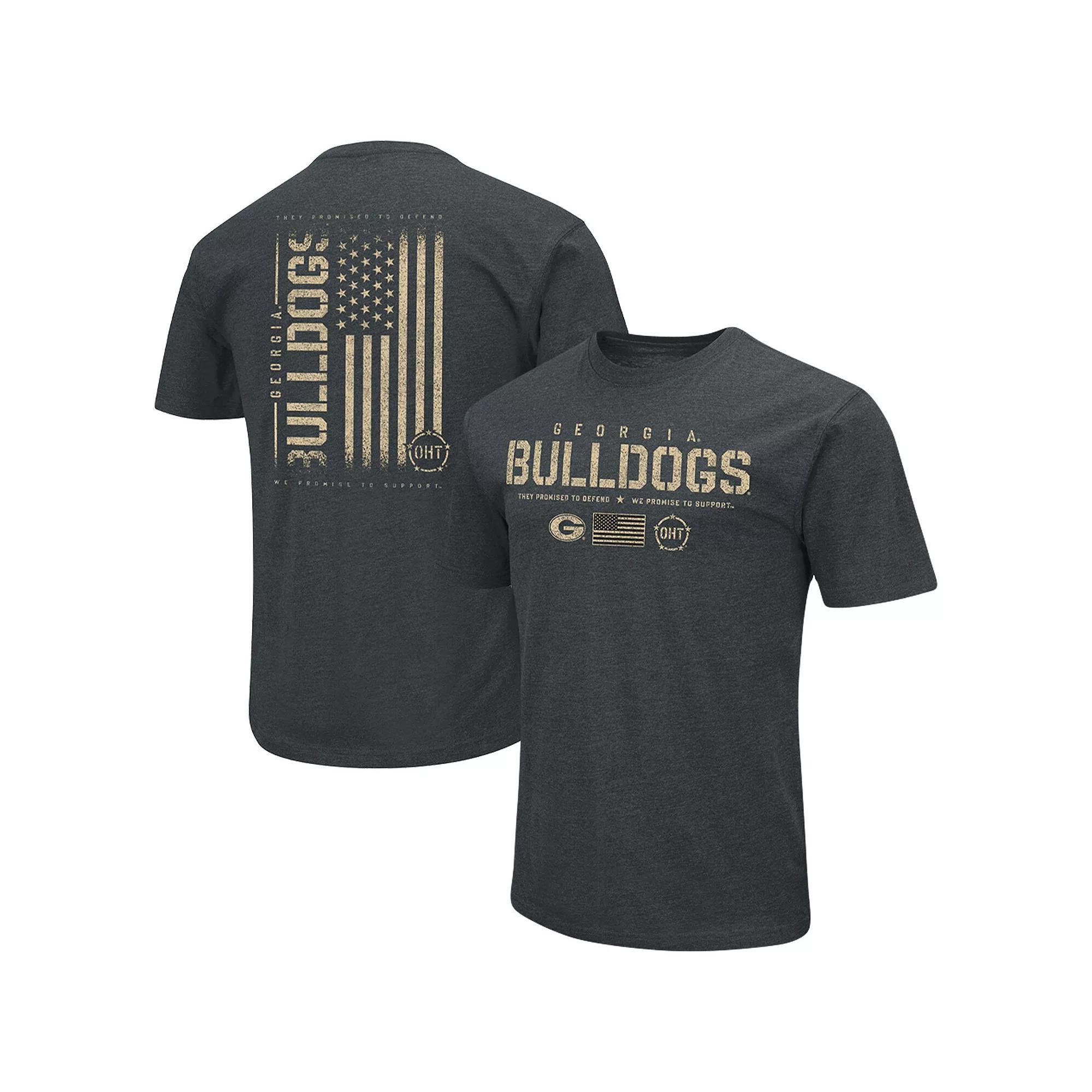 Men's Colosseum Heathered Black Florida Gators OHT Military Appreciation Flag 2.0 T-Shirt, Size: Large, Charco Product Image