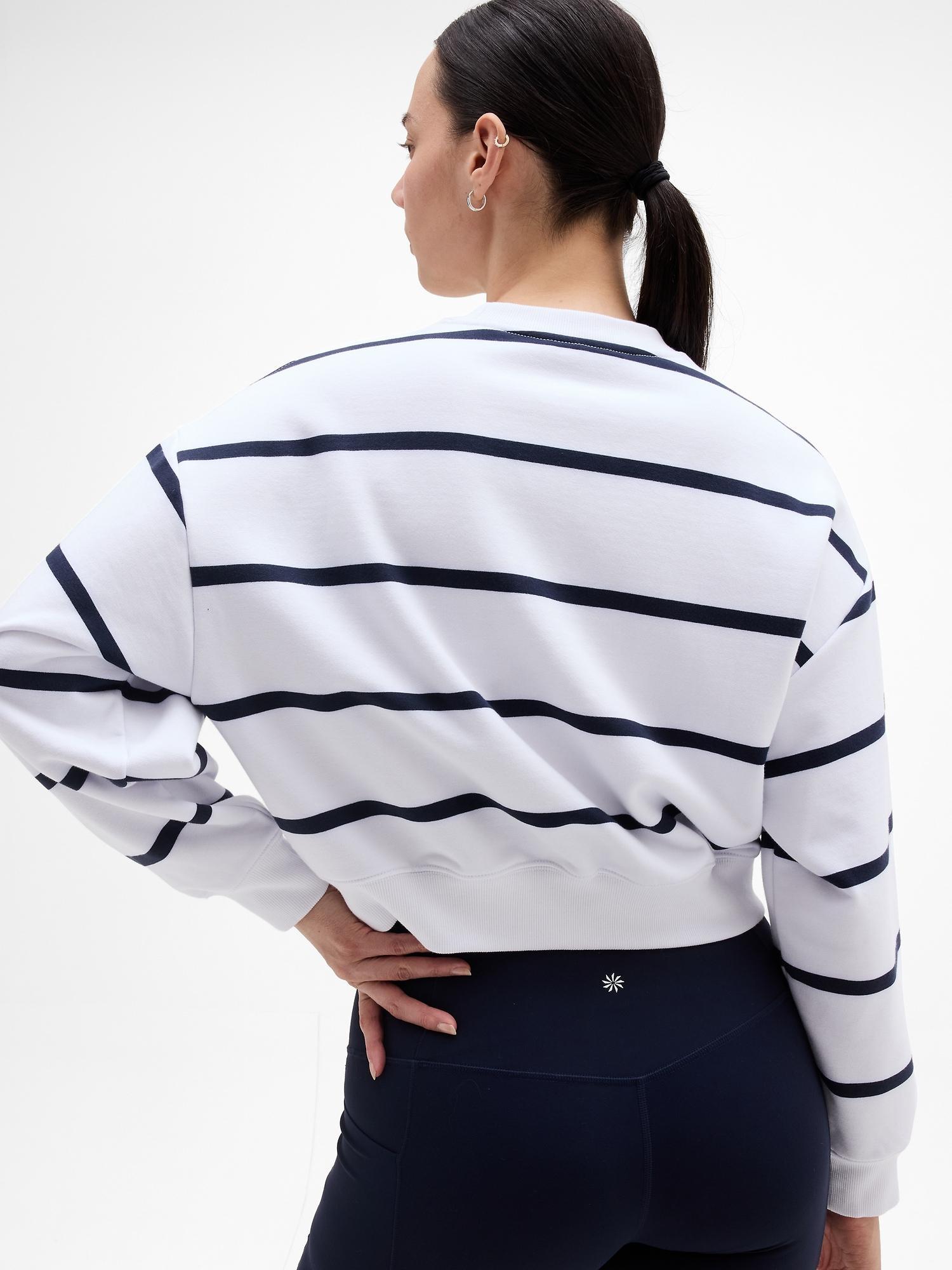 Heavyweight Terry Crop Crew Sweatshirt Product Image
