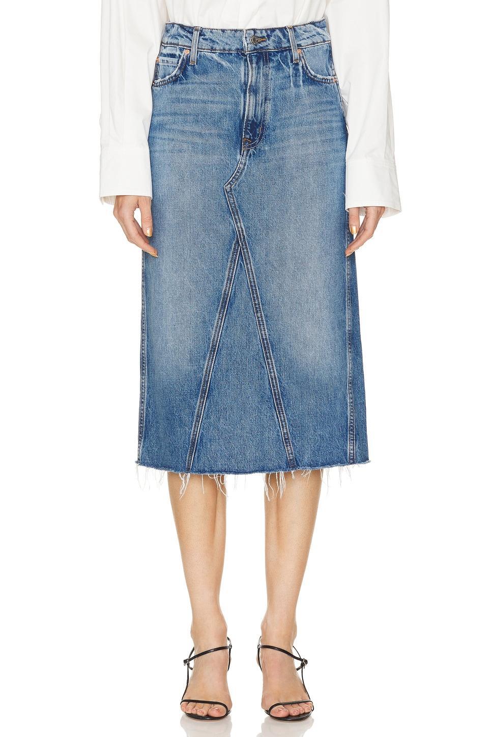Darcy Mid Rise Column Midi Skirt GRLFRND Product Image