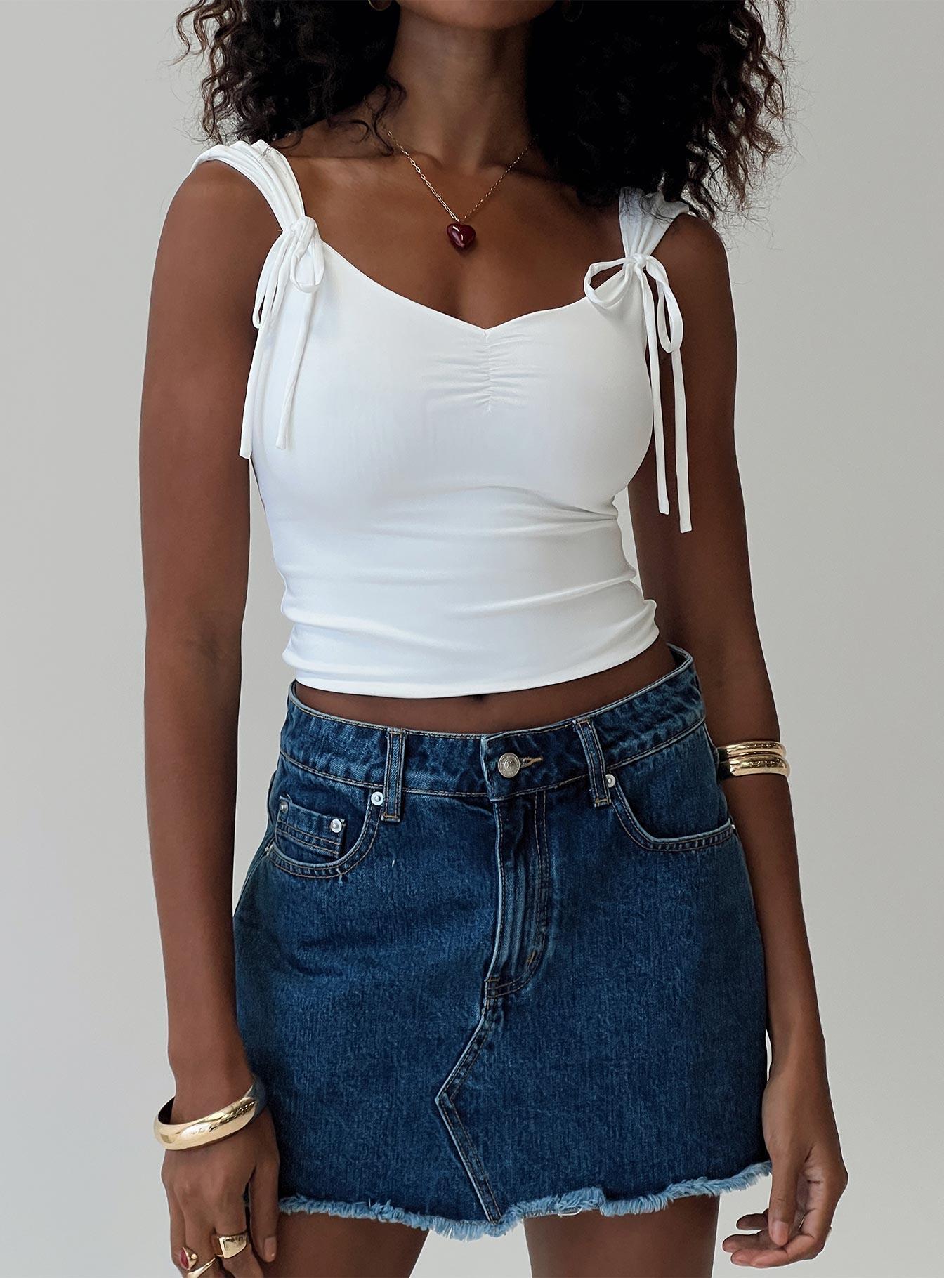 Crystal Bay Skort Mid Wash Product Image
