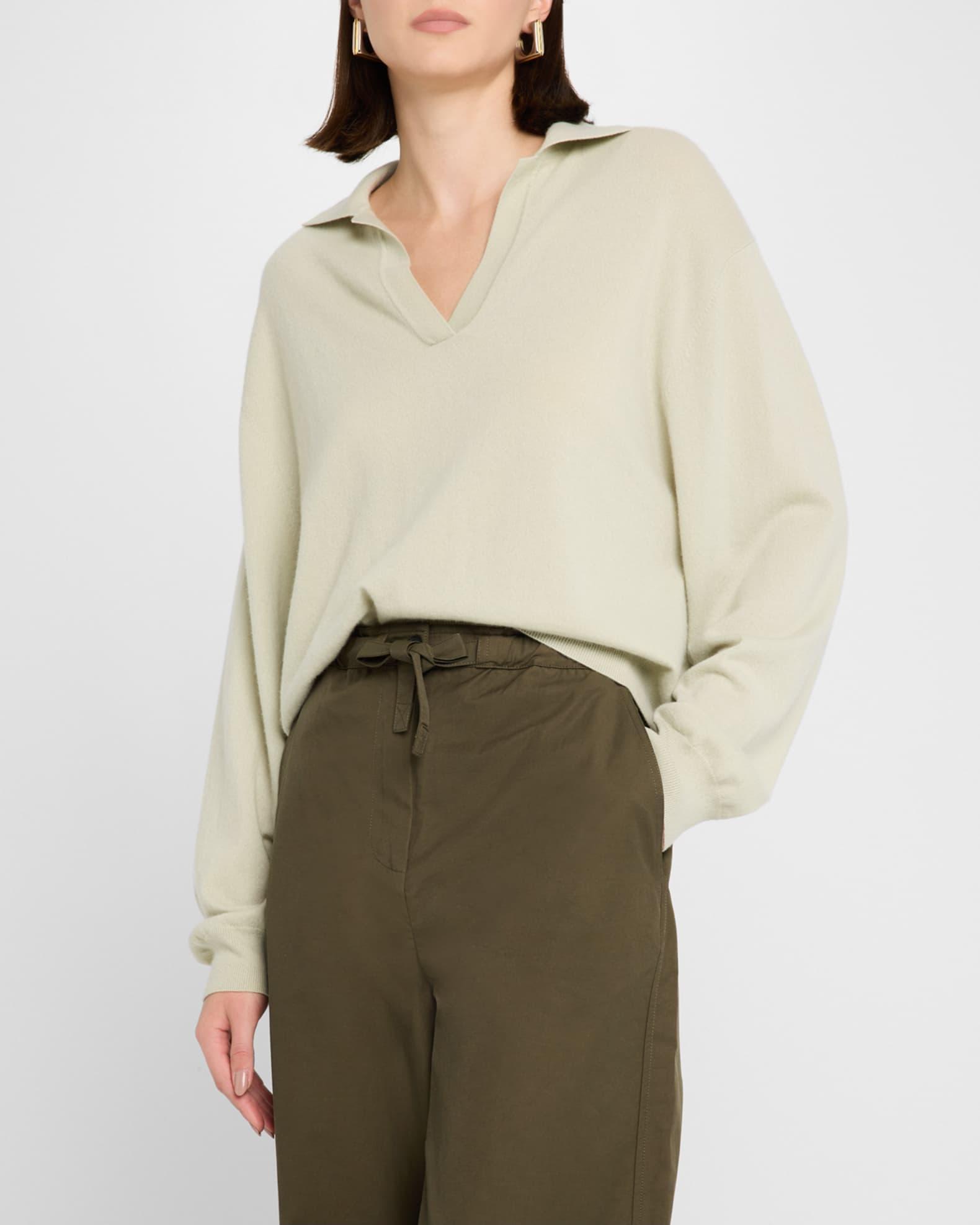 Oxford Long-Sleeve Cashmere Pullover Product Image