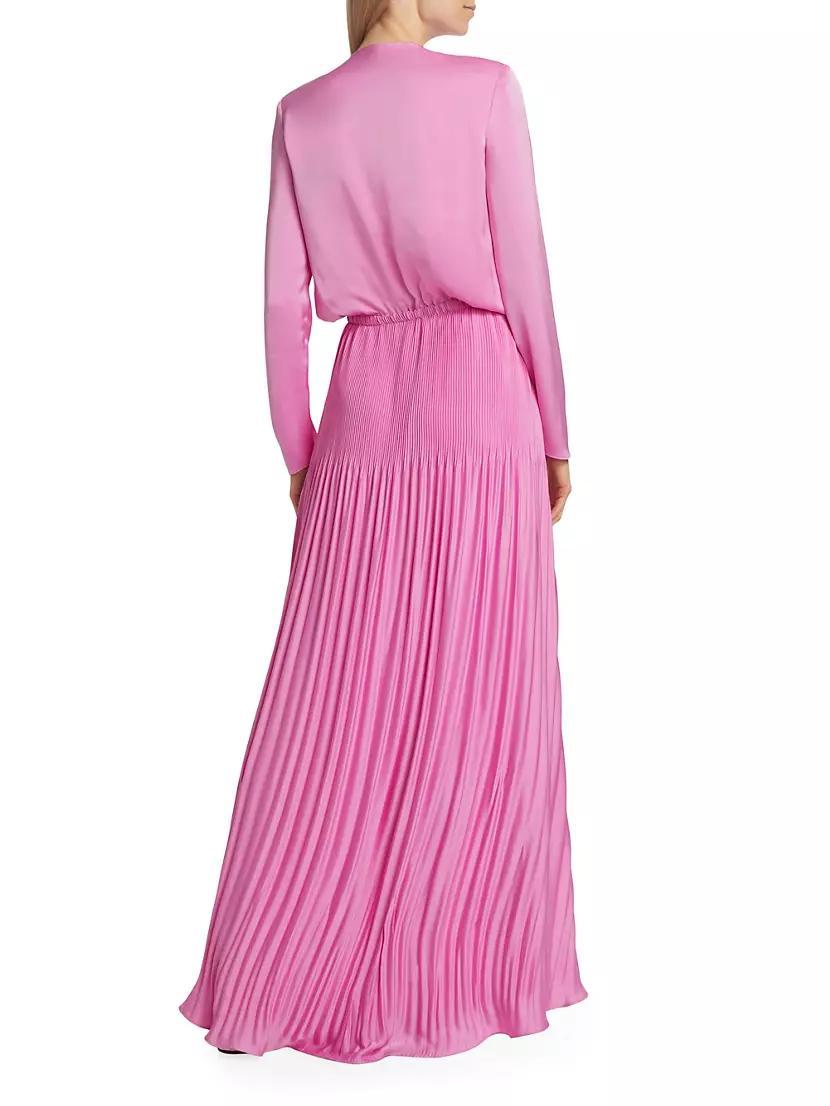 Zaylee Mixed-Media Gown Product Image