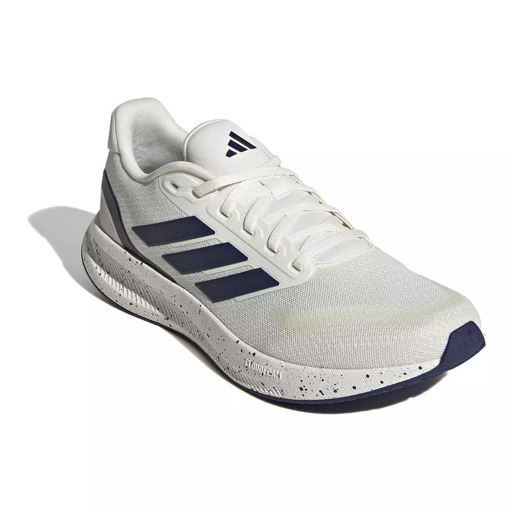 adidas Runfalcon 5 Men's Running Shoes, Size: 10.5, White Navy Black Product Image