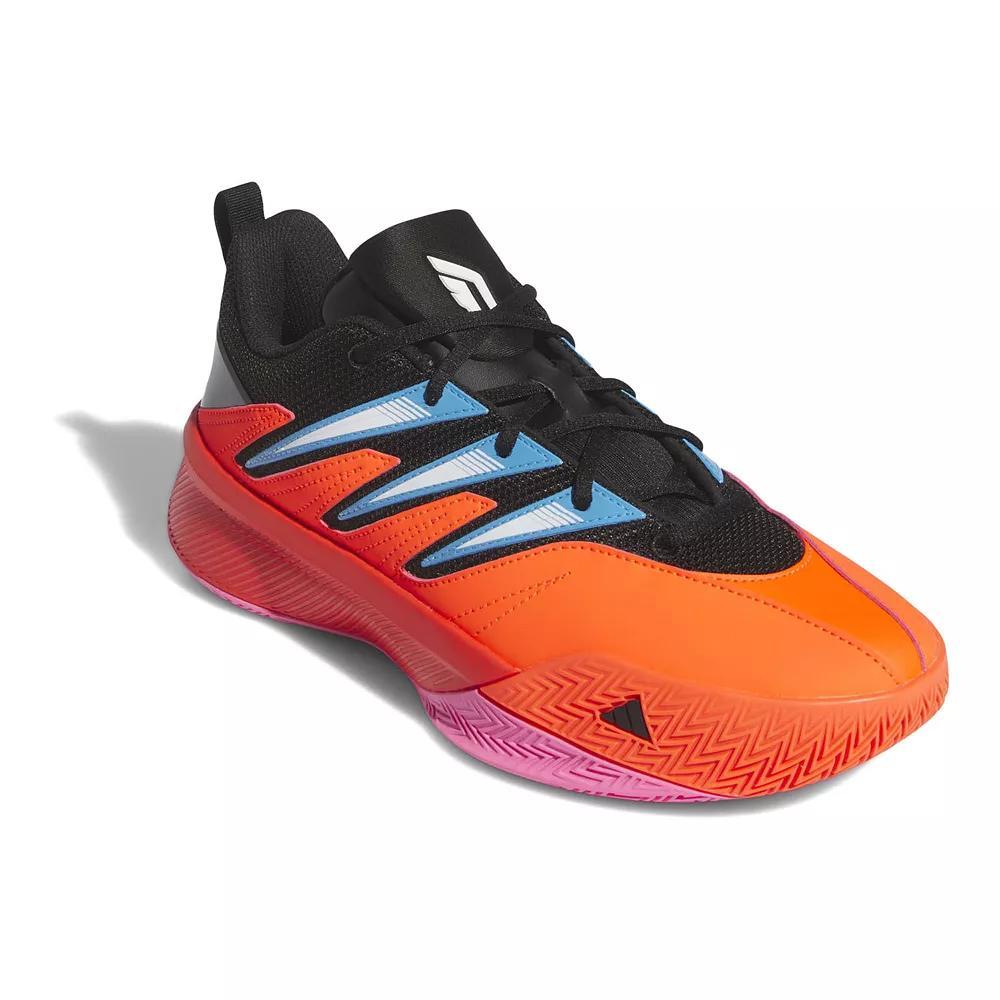 adidas Dame Certified 3.0 Low Men's Basketball Shoes, Size: 11, Solar Red Black Product Image