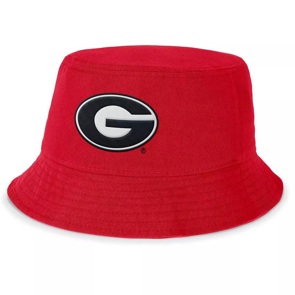 Men's Nike Red Georgia Bulldogs Local Apex Bucket Hat, Size: Medium Product Image