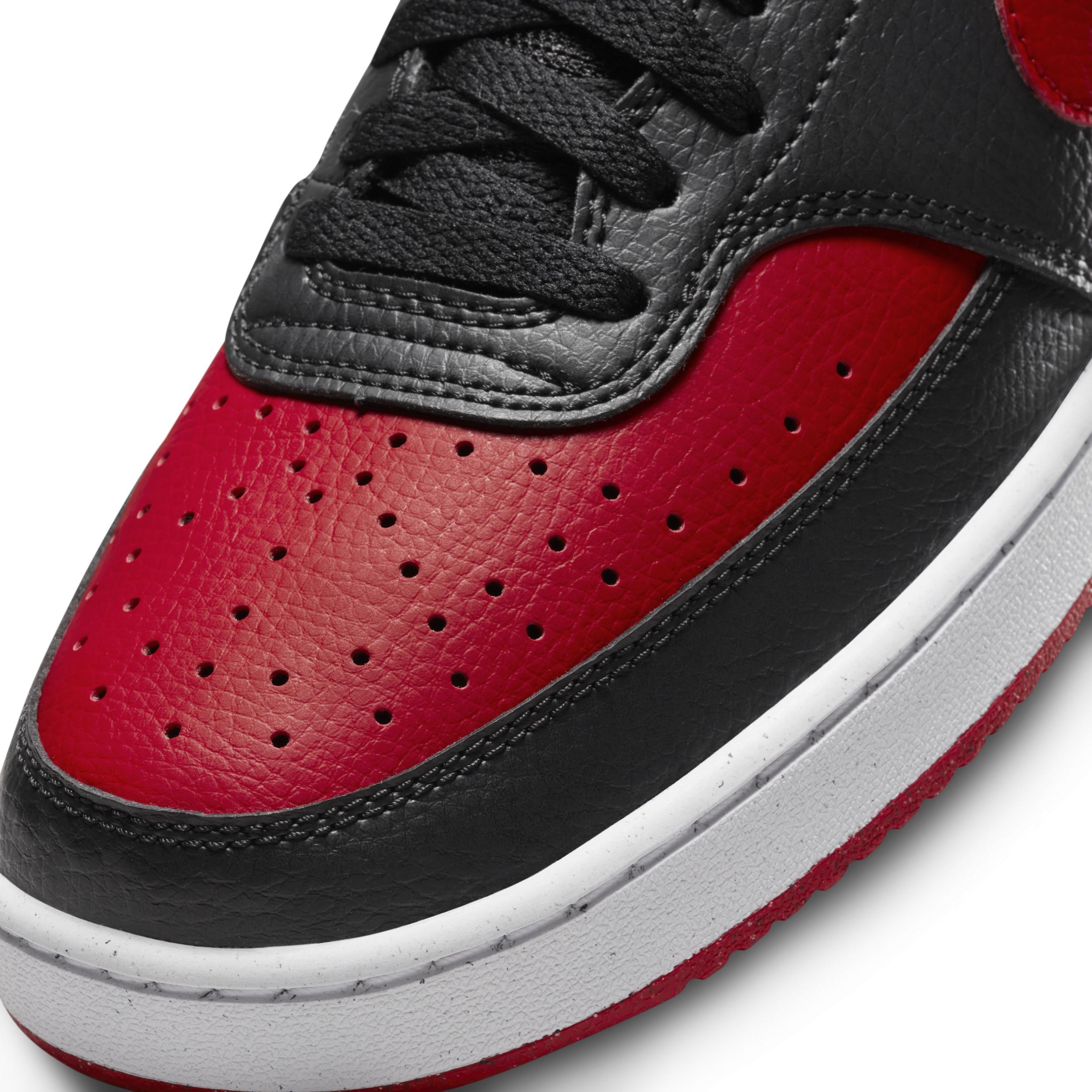 Nike Court Vision Men's Shoes, Size: 11.5, University Red White Product Image