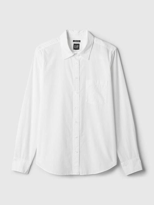 Sheer Lace Classic Shirt Product Image
