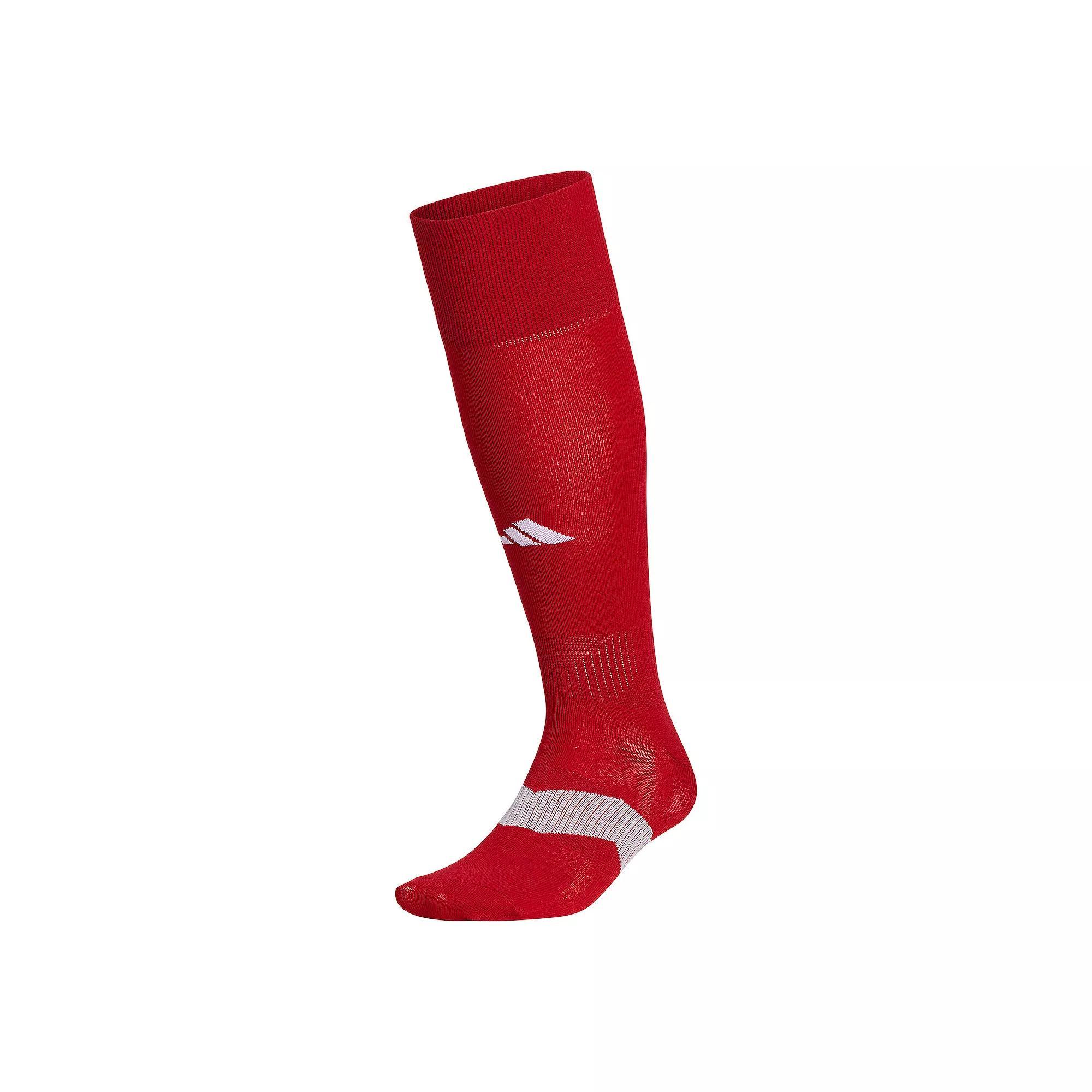 Men's adidas Metro 6 Over The Calf Socks, Size: Large, Black White Product Image