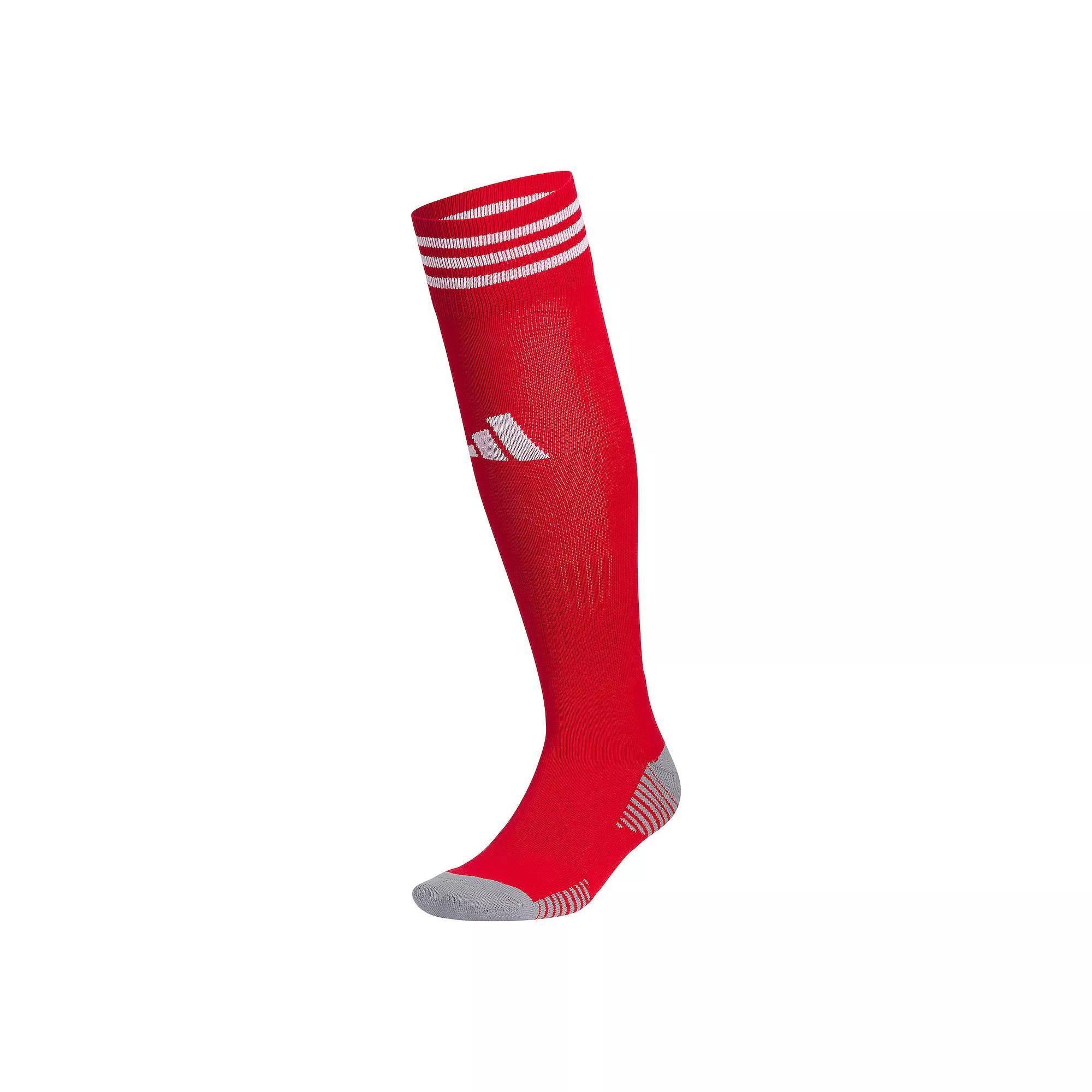 Men's adidas Copa Zone Cushion 5 Over-The-Calf Soccer Socks, Size: Large, Red White Product Image