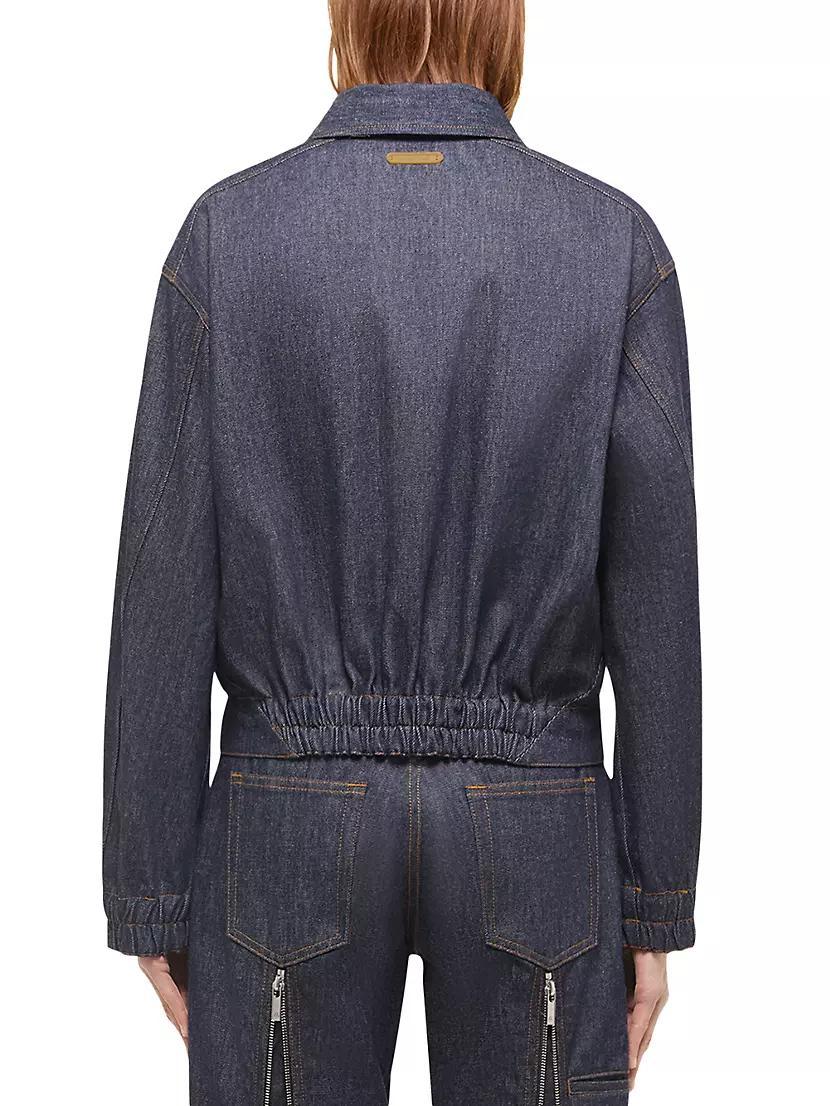 Apex Zip Denim Jacket Product Image