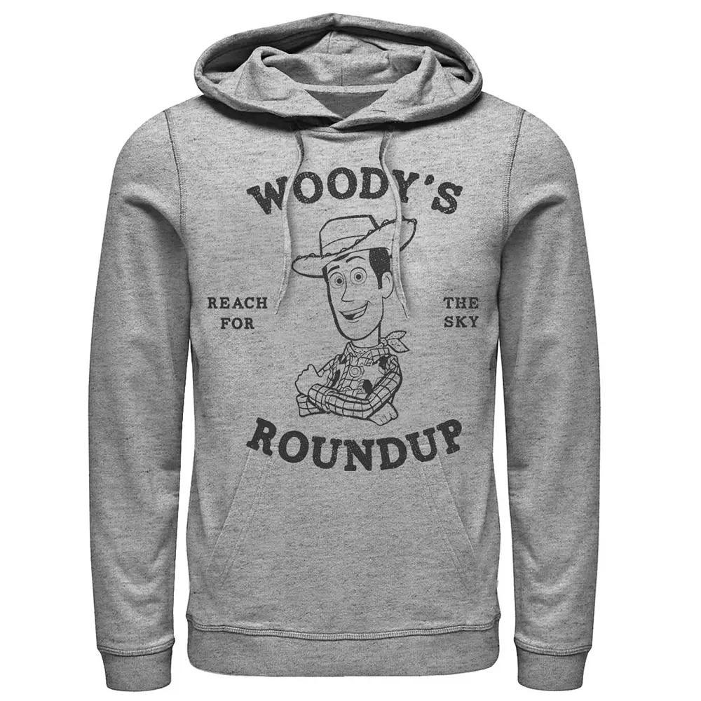 Mens Aladdin Genie Faces Hoodie Athletic Grey Product Image