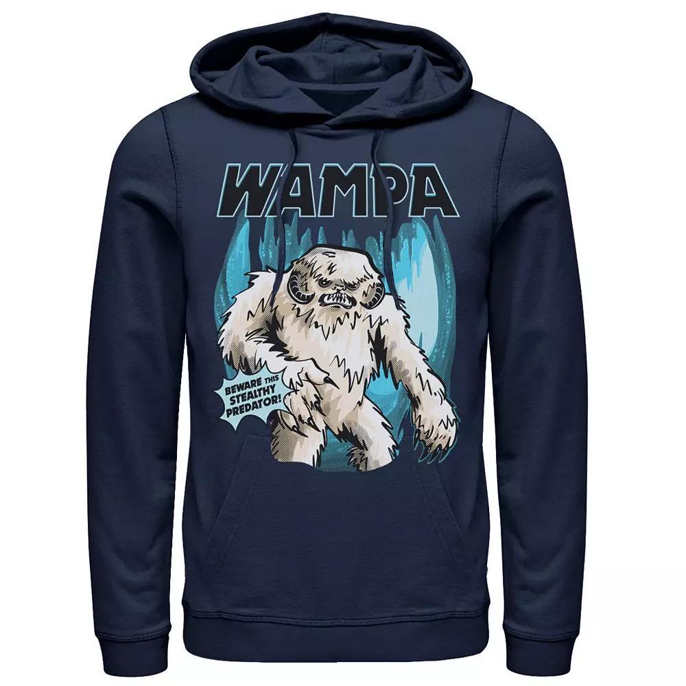 Men's Star Wars Wampa Beware This Stealthy Predator Hoodie, Size: 3XL, Blue Product Image